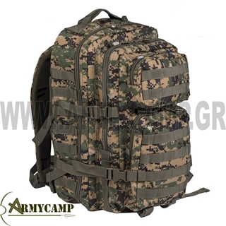 US ASSAULT PACK LARGE DIGITAL WOODLAND MILTEC GREECE