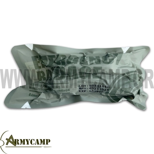 Rhino 4/6 inch Emergency Bandage Ο Rhino Rescue Πιεστικός Επίδεσμος για Αιμορραγίες Emergency Bandage 6" είναι ένας αποτελεσματικός, πολυλειτουργικός στρατιωτικός αιμοστατικός επίδεσμος κατάλληλος για διαχείριση ακατάσχετων αιμορραγιών και τραυμάτων από  διασώστες, στρατιωτικούς νοσοκόμους, διασώστες μάχης, προσωπικό υπηρεσιών ασφαλείας . ΙΣΡΑΗΛΙΝΟΣ ΕΠΙΔΕΣΜΟΣ