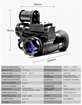 Μονόκυαλό νυχτερινής παρατήρησης που εφαρμόζεται και σε κράνος αντιβαλλιστικό ΜΟΝΟΚΥΑΛΟ NIGHT VISION ΓΙΑ ΚΡΑΝΟΣ ΜΕΓΕΘΥΝΣΗ  x3 ΣΕ ΦΑΚΟ   ΔΙΑΜΕΤΡΟΥ  17.5  χιλ. ΦΑΚΟΣ  Φ7  ΔΙΑΜΕΤΡΟΣ ΣΤΗΝ ΚΟΡΗ ΕΞΟΔΟΥ ΑΠΟΣΤΑΣΗ ΘΕΑΣΗΣ ΑΠΟ ΤΗΝ ΚΟΡΗ ΕΞΟΔΟΥ  2εκ. ΓΩΝΙΑ ΘΕΑΣΗΣ 25.5 x 14.5 ΜΟΙΡΕΣ IR  ΜΗΚΟΣ  ΚΥΜΜΑΤΟΣ 850nm IR ΙΣΧΥΣ  1W ΔΙΑΣΤΑΣΕΙΣ  100 x 78 x  65  mm. ΑΔΙΑΒΡΟΧΟΤΗΤΑ  IP66 ΔΙΑΡΚΕΙΑ ΜΠΑΤΑΡΙΑΣ  5  ΩΡΕΣ  ΤΥΠΟΣ  ΜΠΑΤΑΡΙΑΣ 18650 ΕΠΝΑΦΟΡΤΙΖΟΜΕΝΗ ΤΡΙΑ ΕΠΙΠΕΔΑ  ΡΥΘΜΙΣΗΣ  ΦΩΤΕΙΝΟΤΗΤΑΣ IR ΑΝΑΛΥΣΗ VIDEO 1920  X  1080  ΒΑΡΟΣ  237 γρ. Single Night Vision  monocular for Helmet  mounts Lightweight, robust and compact Quick release mechanism for head, helmet  Binoculars can be independently adjusted for diopter (+/-5) Display brightness adjustable 3 levels of infrared light adjustable IR power 1W IR Wave Length 850nm Exit pupil distance  20mm 3X binocular magnification  Built-in 18650mAh lithium battery with 5 hours operation Exit pupil diameter Lens: F7  Video resolution: 1920 x 1080  Waterproof: IP66 Operating temperature: -40 degrees Celsius ~ 55 degrees Celsius Dimensions: 100 x 78 x 65 Weight: 237g Display color mode black and white fluorescent green Operating voltage 3.6 - 4.2 V White balance automatic