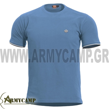 Picture of Levantes Crewneck Stripes T-shirt Light Blue