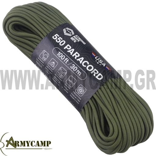 Picture of 550 Paracord nylon  100ft o.d