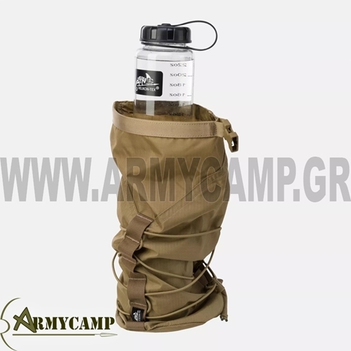 foxhole-bag  Specification foxhole-bag SKU: TB-FOH-NL Weight [g]: 170.00 Product line: Outback Additional product line: Bushcraft, Patrol EU patent no.: 009179526-0002 Total capacity [l]: 4.50 Material Main fabric composition: 100% Nylon Main fabric: Nylon Main material grammature [g/m2]: 140.00